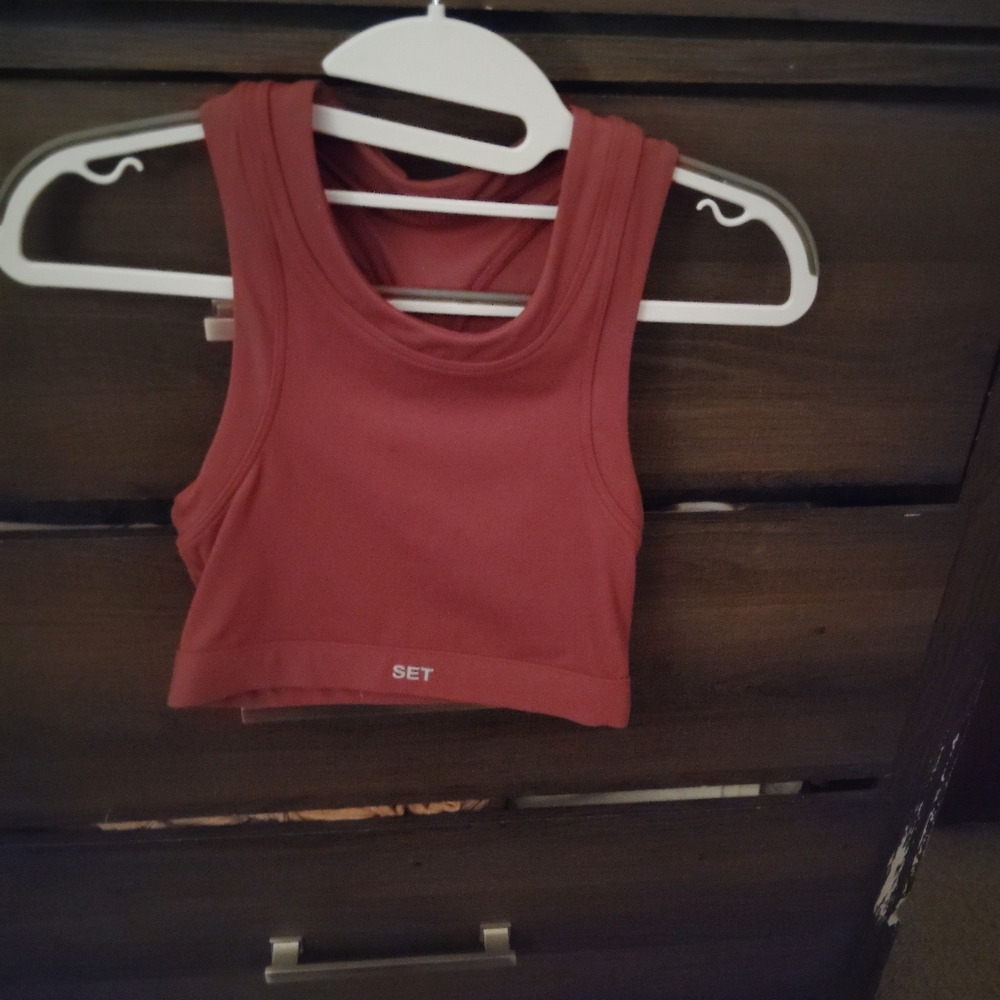 SET ACTIVE Maeve Cropped Athletic Tank XS - Picture 2 of 7